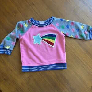 Hanna Andersson Colorful Star Kids Sweatshirt